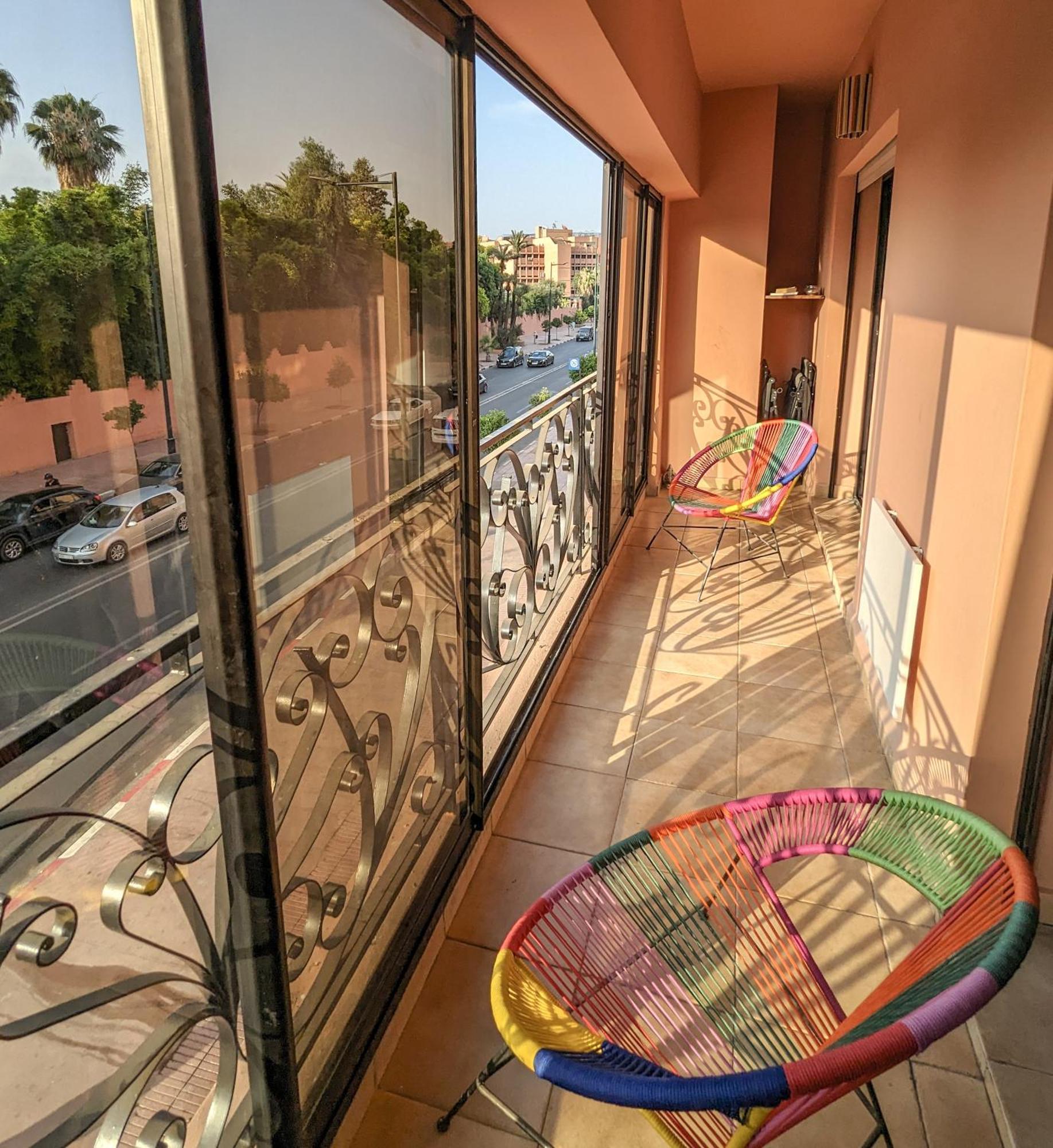 Apartement Panoramic View Majorelle Garden With Pool มาร์ราเกช ภายนอก รูปภาพ