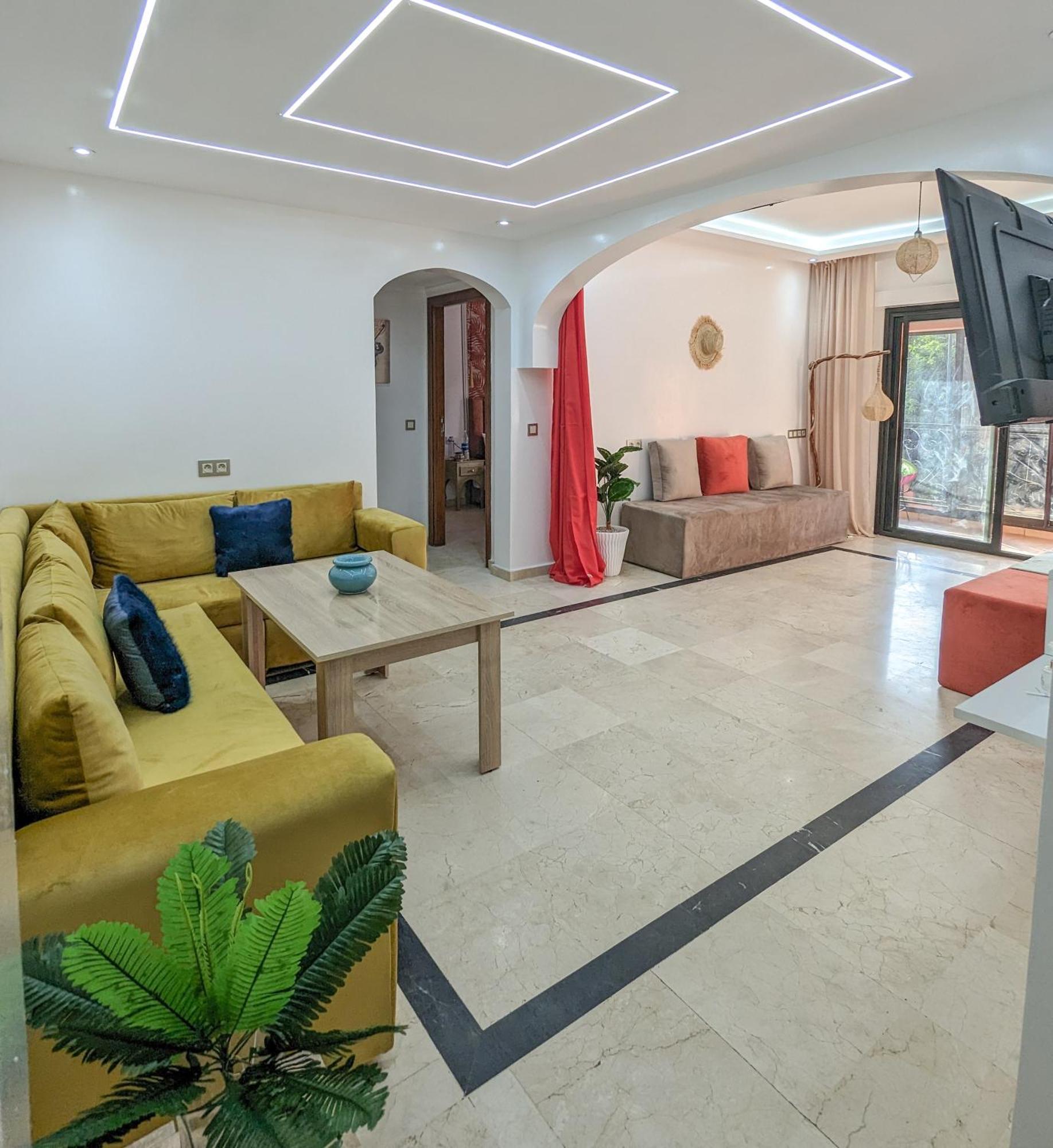 Apartement Panoramic View Majorelle Garden With Pool มาร์ราเกช ภายนอก รูปภาพ