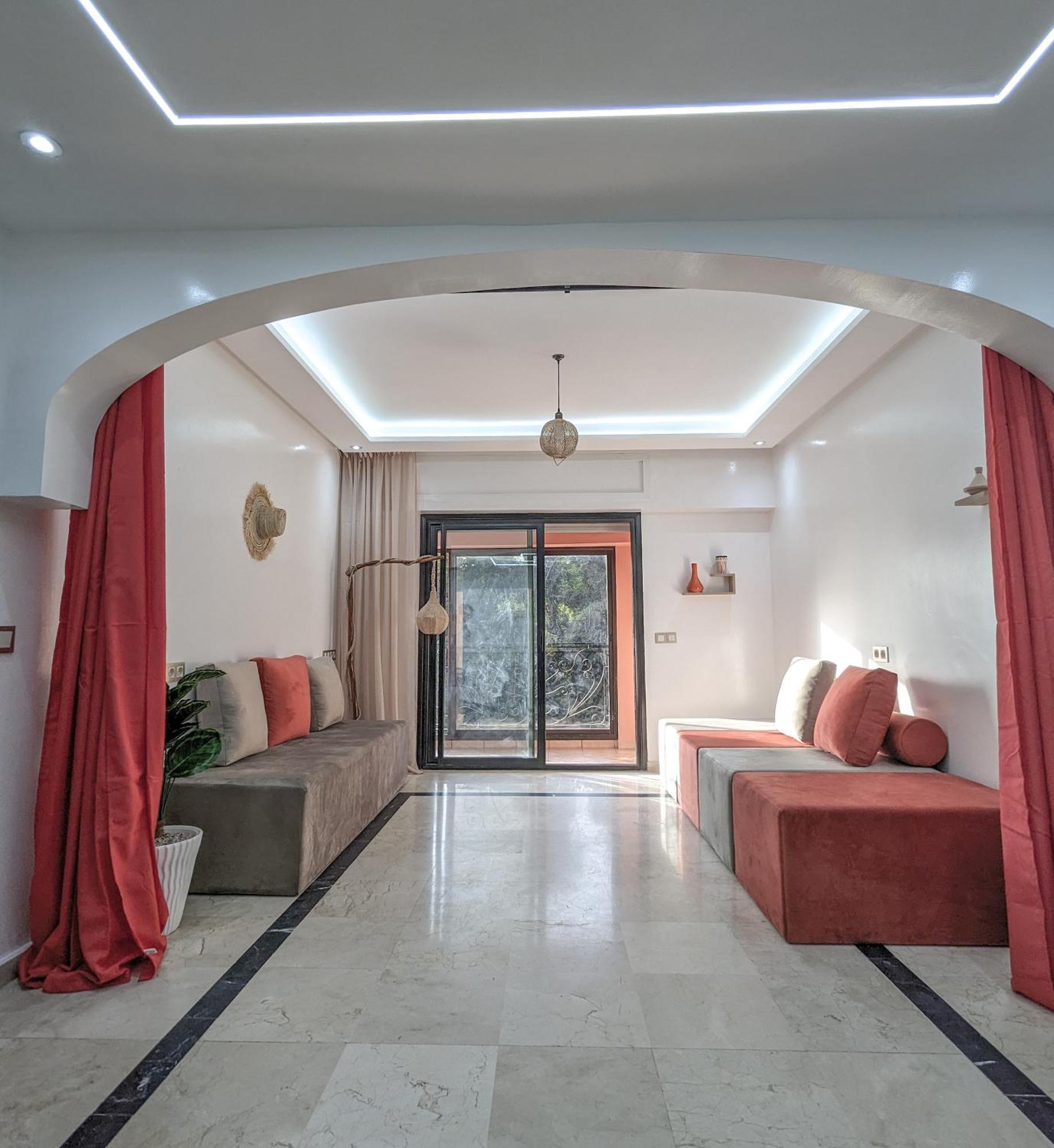 Apartement Panoramic View Majorelle Garden With Pool มาร์ราเกช ภายนอก รูปภาพ