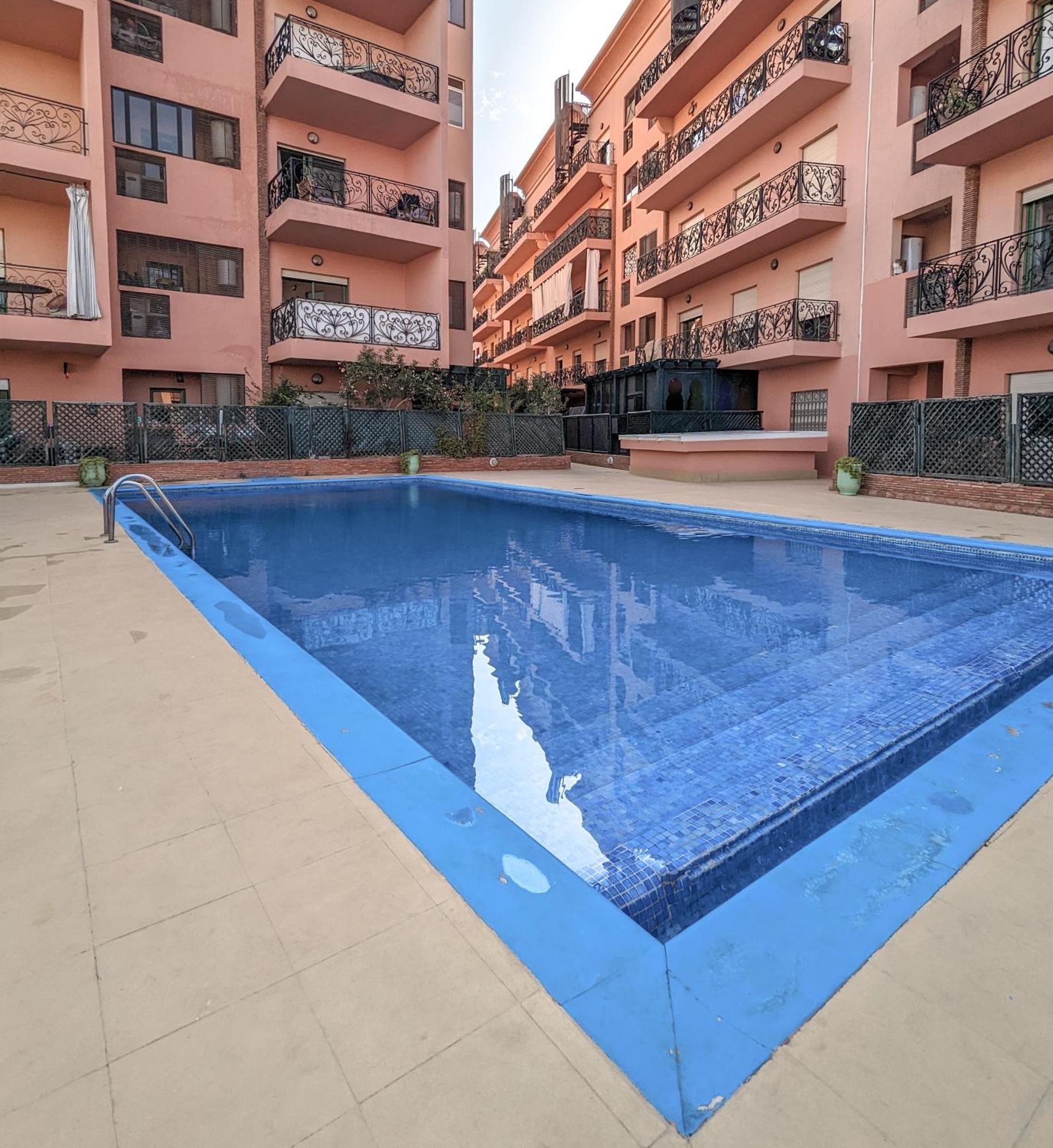 Apartement Panoramic View Majorelle Garden With Pool มาร์ราเกช ภายนอก รูปภาพ